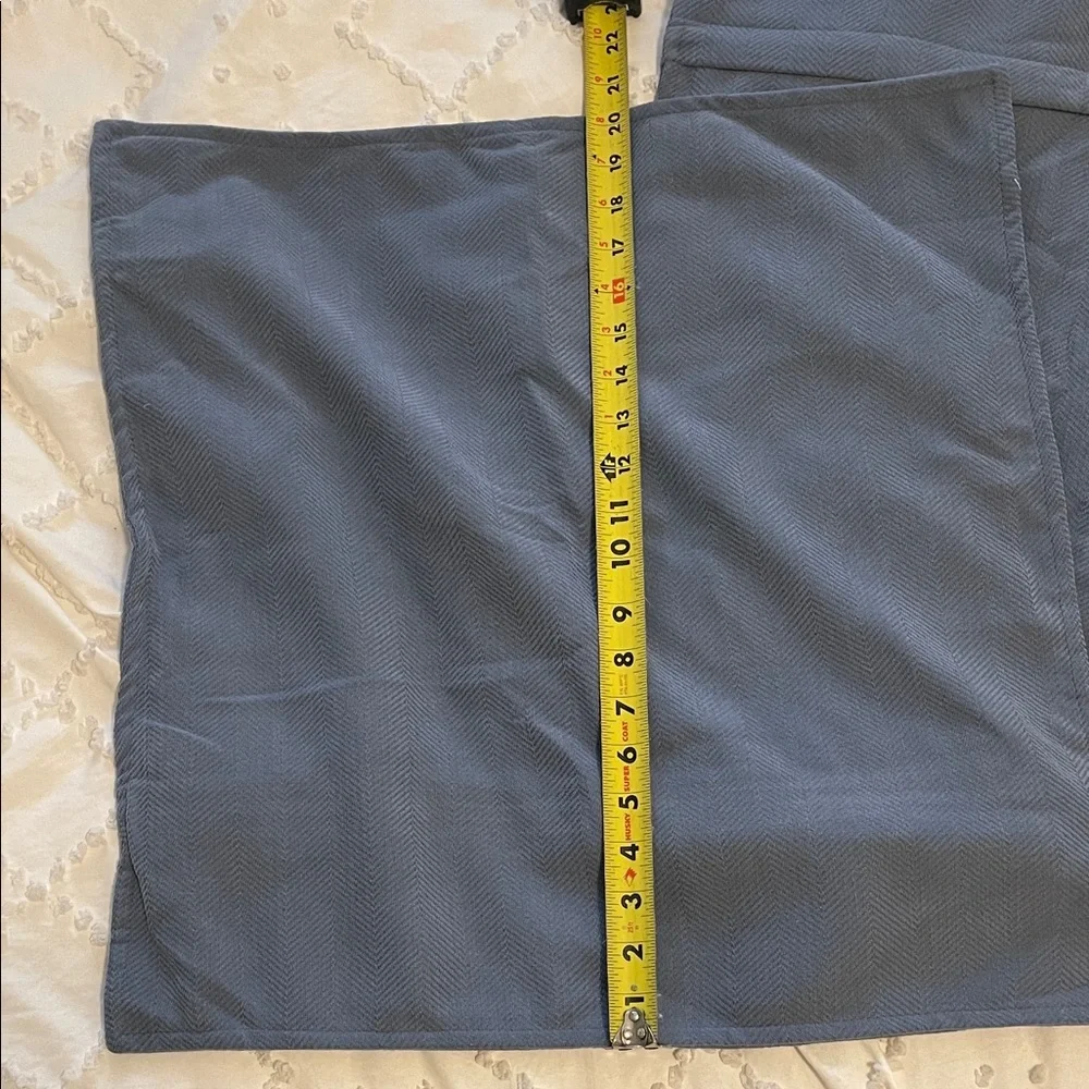 Dark Blue Gray Pillow Covers new set of two